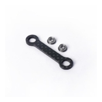 Kyosho Mid Optima 2022 Carbon Steering Link Plate Set (w/bearings)