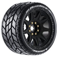 Louise RC Mt-Rocket Speed 1/8 Monster Truck Tires, 0" & 1/2" Offset, 17MM Removable 