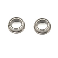 ProTek RC 1/4x3/8x1/8" Ceramic Metal Shielded Flanged "Speed" Bearing (2)