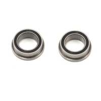 ProTek RC 1/4x3/8x1/8" Ceramic Rubber Shielded Flanged "Speed" Bearing (2)