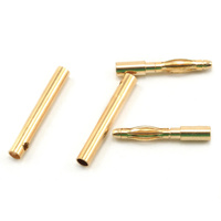 ProTek RC 2.0mm Gold Plated Inline Connectors (2 Male/2 Female)