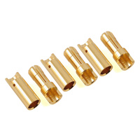 ProTek RC 5.5mm "Super Bullet" Solid Gold Connectors (3 Male/3 Female)