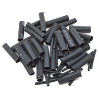 ProTek RC 1.5, 5, 6 & 8mm Shrink Tubing Assortment Pack (Black) (20) (1" Length)