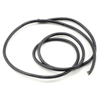 ProTek RC Silicone Hookup Wire (Black) (1 Meter) (12AWG)