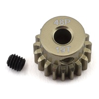 ProTek RC 48P Lightweight Hard Anodized Aluminum Pinion Gear (3.17mm Bore) (19T)