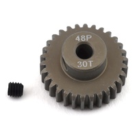 ProTek RC 48P Lightweight Hard Anodized Aluminum Pinion Gear (3.17mm Bore) (30T)