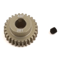 ProTek RC 48P Lightweight Hard Anodized Aluminum Pinion Gear (5.0mm Bore) (28T)