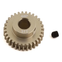 ProTek RC 48P Lightweight Hard Anodized Aluminum Pinion Gear (5.0mm Bore) (31T)