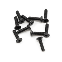 ProTek RC 2.5x10mm "High Strength" Flat Head Screws (10)