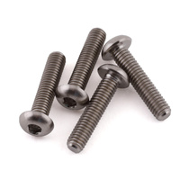 ProTek RC 3x16mm "Grade 5" Titanium Button Head Hex Screw (4)