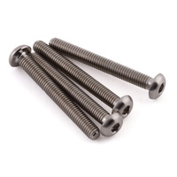 ProTek RC 3x25mm "Grade 5" Titanium Button Head Hex Screw (4)