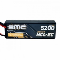 HCL-EC 7.4V 5200mAh 100C wired hardcase T Style connector