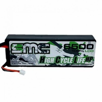 HCL-HP 7.4V-6500mAh 150C Hardcase Traxxas first gen. Compatible with ID connector