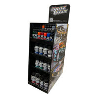 NEW Spax Stix Counter Top Display Holds 36 Airbrush and 36 Aerosol Cans - Empty