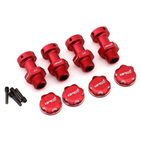 UpGrade RC Aluminum 17mm Hex Conversion for Arrma® 3S Vehicles (Red) -