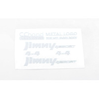 Metal Emblems for MST 1/10 CMX w/ Jimny J3 Body (White)