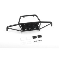 Tri-X Steel Stinger Front Bumper w/ IPF Lights for Vanquish VS4-10 Origin Body (Black)