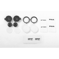 Round IPF Flood Lights for Traxxas Mercedes-Benz G 63 AMG 6x6 (White)