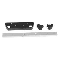 Classic Front Winch Bumper for RC4WD Gelande II 2015 Land Rover Defender D90 (Silver)