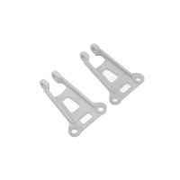 Front Shock Mounts for Trail Finder 2 Chassis (Silver)