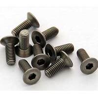 Titanium Flat Head Socket Cap Screws M3x8mm (10)