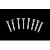 Phillips Flat Head Screws M1 x 6mm (Silver)