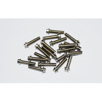 RC4WD Miniature Scale Hex Bolts (M2.5 x 10mm) (Silver)