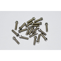 RC4WD Miniature Scale Hex Bolts (M2.5 x 8mm) (Silver)