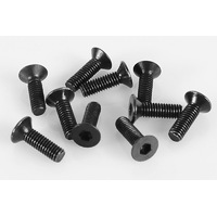 Steel Flat Head Cap Screws M3 x 10mm (10)