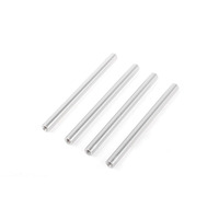 80mm (3.15") Internally Threaded Aluminum Link (Silver) (4)