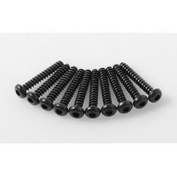 Button Head Self Tapping Screws M3 X 18mm (Black)