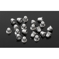 M3 Flanged Acorn Nuts (Silver)