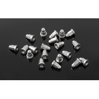 M1.6 Flanged Acorn Nuts (Silver)