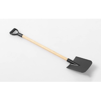 Scale Garage Series 1/10 Wooden Handle Boulder Flat Shovel w/D-Grip