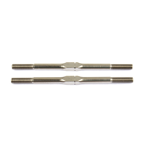 ####FT Titanium Turnbuckles, 3x58 mm/2.30 in, silver