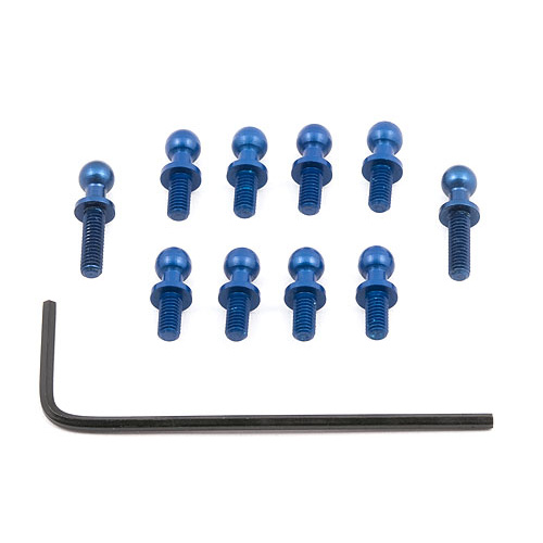 ###luminium Ballstuds, blue