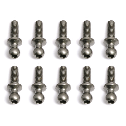 Ballstuds, 8 mm, long neck