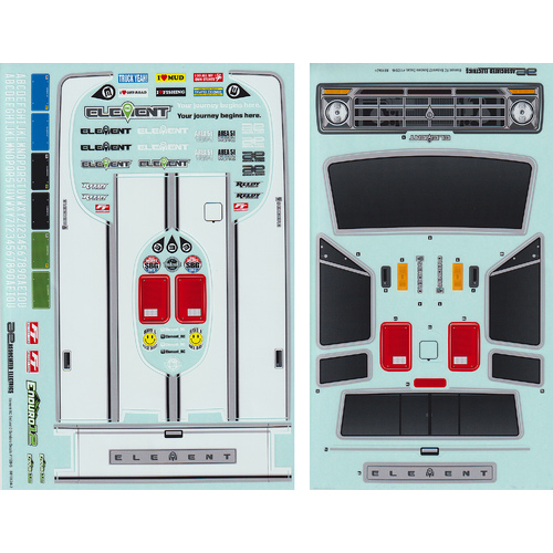 Enduro12, Sendero Decal Sheets