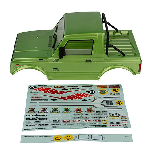 Enduro Bushido Body Set, green, painted