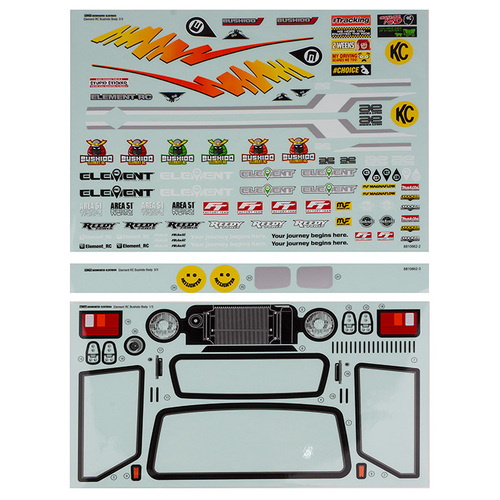 Bushido+ Body Decal Sheets