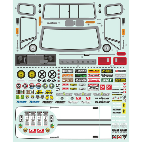 Sendero HD Decal Sheet