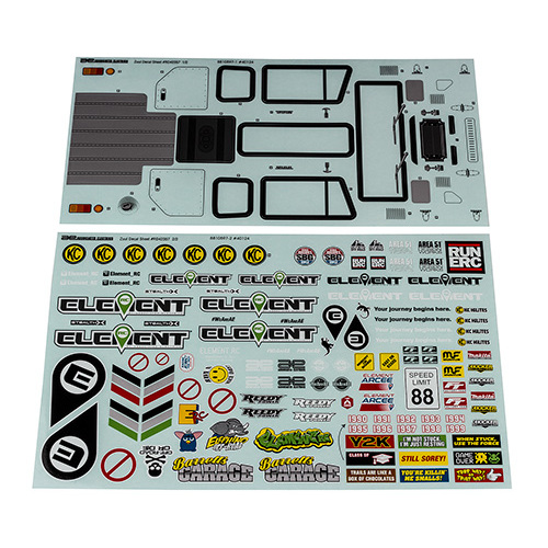 Enduro Zuul Decal Sheets