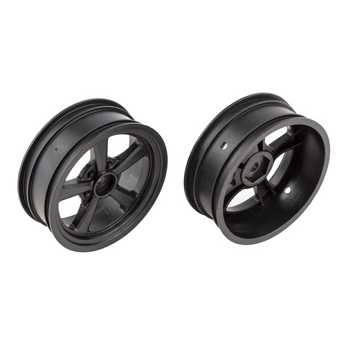 DR10 Drag Front Wheels, black