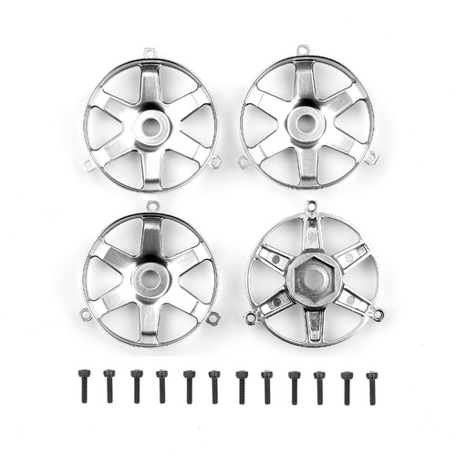 DC10 FT Adjustable Wheel Face Plates, silver