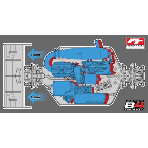 New! RC8B4 Factory Team RWB Chassis