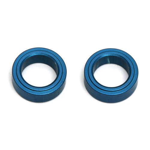 Rear Axle Spacers, narrow, blue aluminum