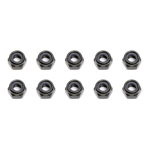 Locknuts, M4, black