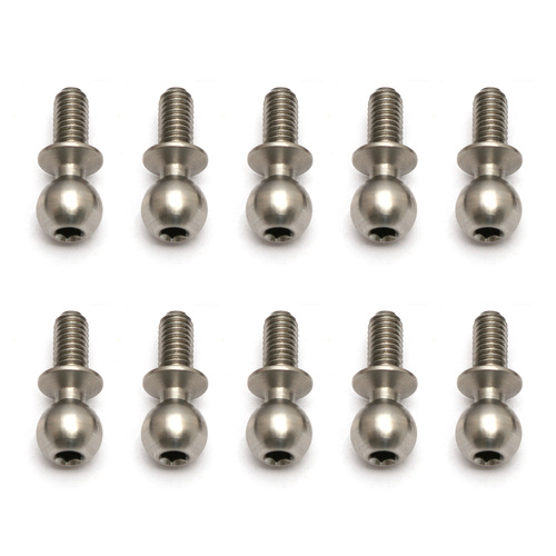 Heavy-duty Ballstuds, 6 mm, long neck