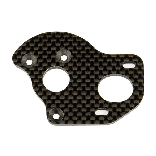 FT Laydown/Layback Motor Plate, carbon fiber