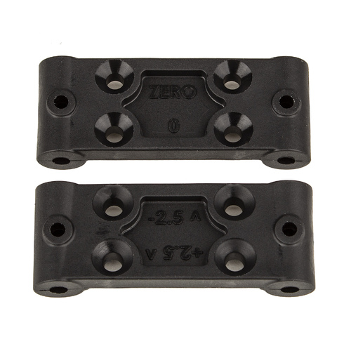 RC10B6.4 Front Bulkhead Set, 0 and 2.5 deg.